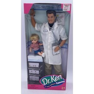 1997 Dr. Ken And Little Patient Tommy NRFB Barbie # 18898 Mattel